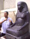 Ehab and Son of Hapu, Cairo Museum
