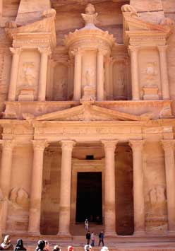Petra, Jordan - "Treasury" carved by Nabataens into the cliff